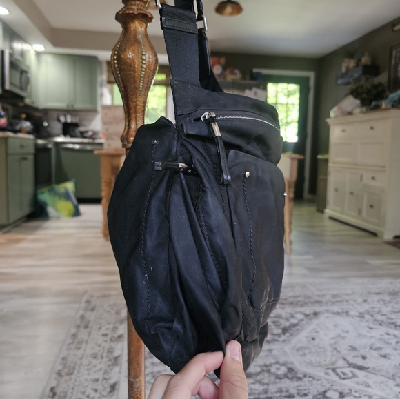 TUMI Voyageur Sumatra Crossbody Bag Purse Black Travel Nylon - Picture 9 of 15